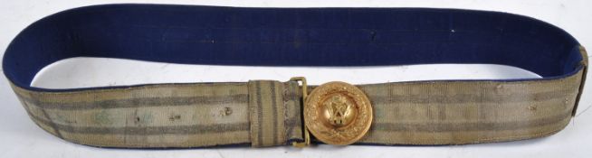 ORIGINAL WWI IMPERIAL GERMAN ARMY OFFICER'S STABLE UNIFORM BELT