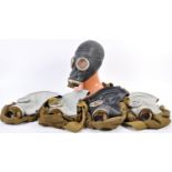 COLLECTION OF X5 RUSSIAN SOVIET UNION GP-5 RESPIRATORS