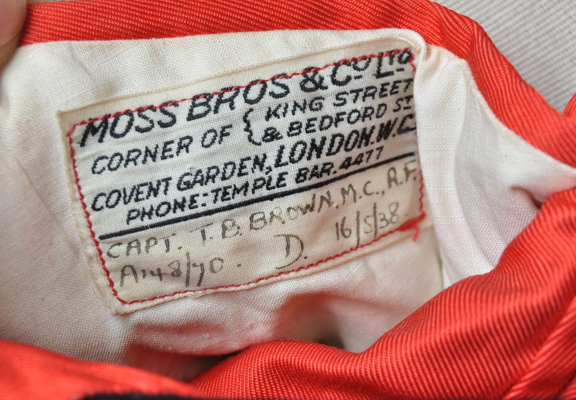 EARLY 20TH CENTURY ROYAL FUSILIERS CAPTAIN'S MESS JACKET - Image 5 of 6