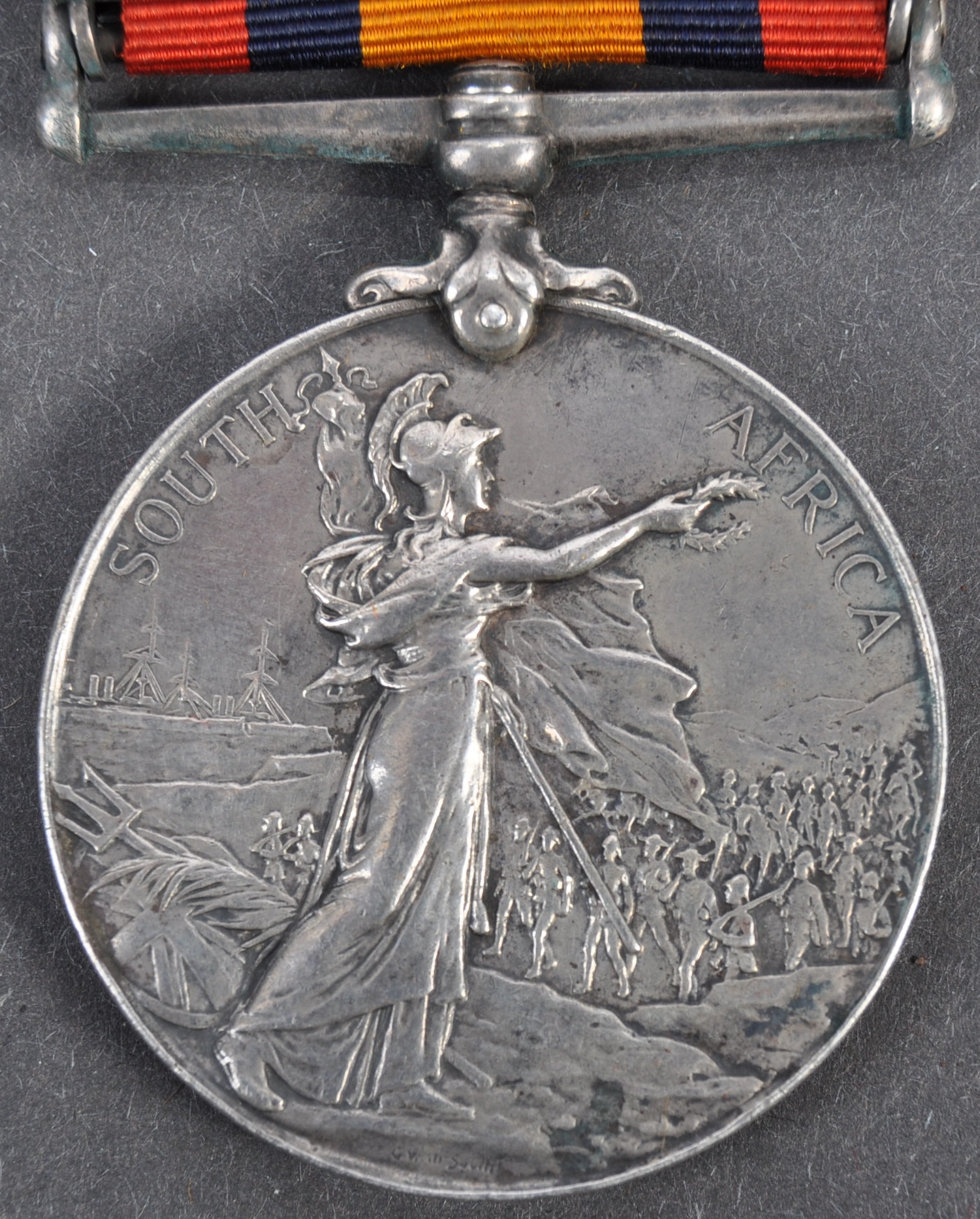 BOER WAR QUEEN'S SOUTH AFRICAN WAR MEDAL WITH CLASPS - Image 3 of 5