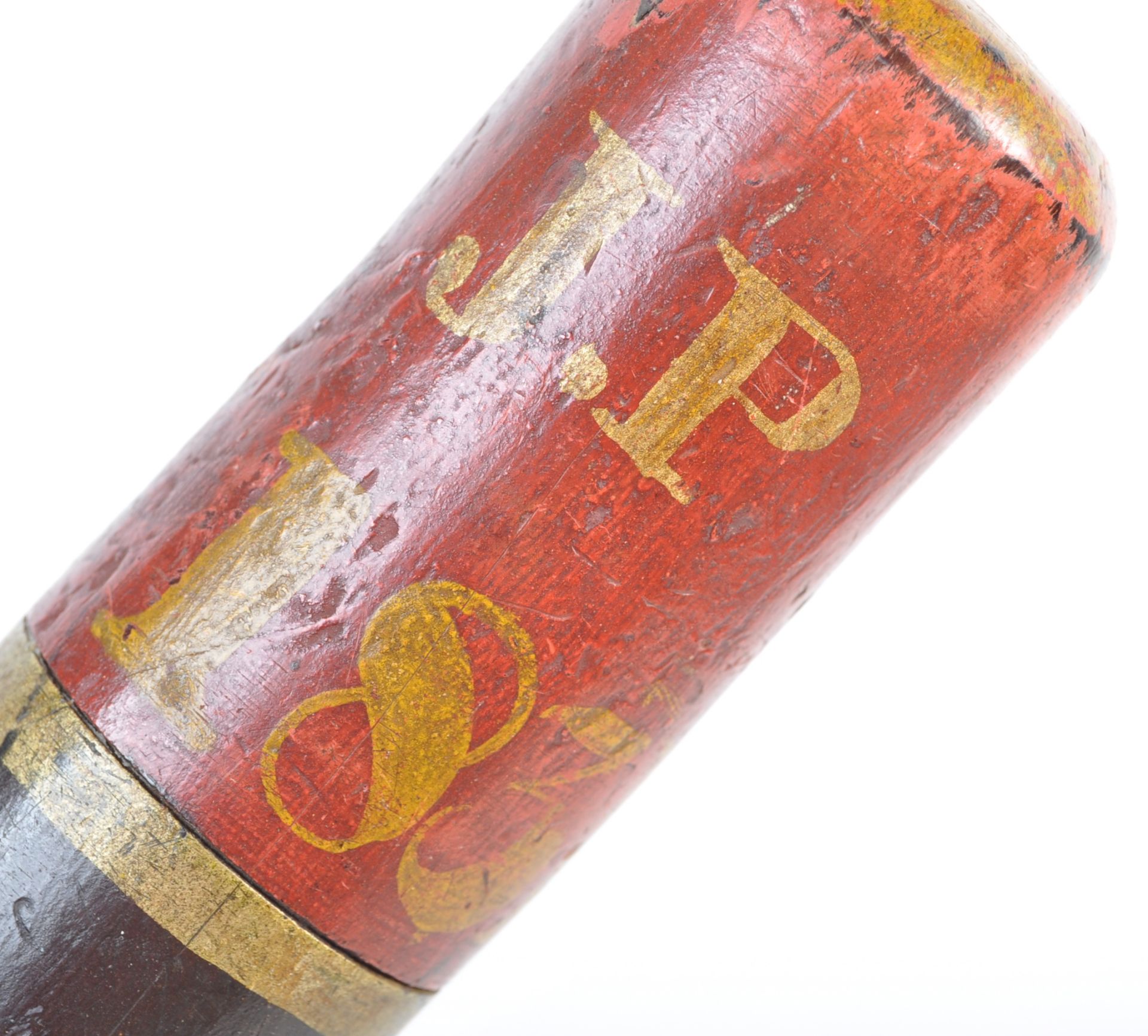 ANTIQUE WILLIAM IV PAINTED POLICE TRUNCHEON - Image 3 of 4