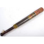 ANTIQUE WILLIAM IV PAINTED POLICE TRUNCHEON