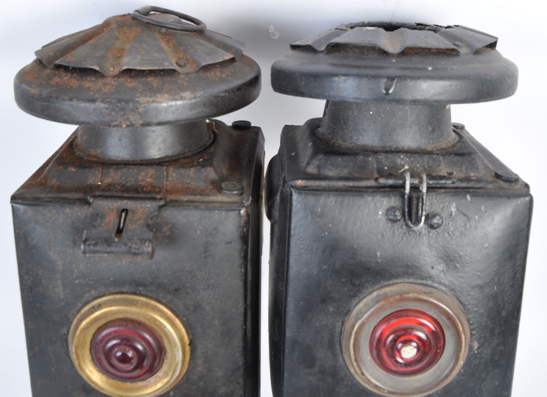 PAIR ANTIQUE VICTORIAN RAYDYOT COACH / CARRIAGE LAMPS - Image 4 of 7