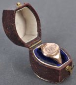 RARE WWI 9CT GOLD ROYAL ARTILLERY SIGNET RING