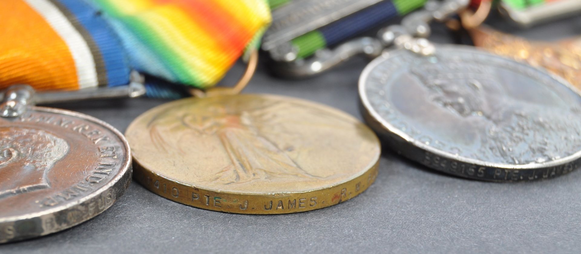 WWI & WWII MEDAL GROUP TO PRIVATE J. JAMES OF ROYAL WELCH FUSILIERS - Image 4 of 7