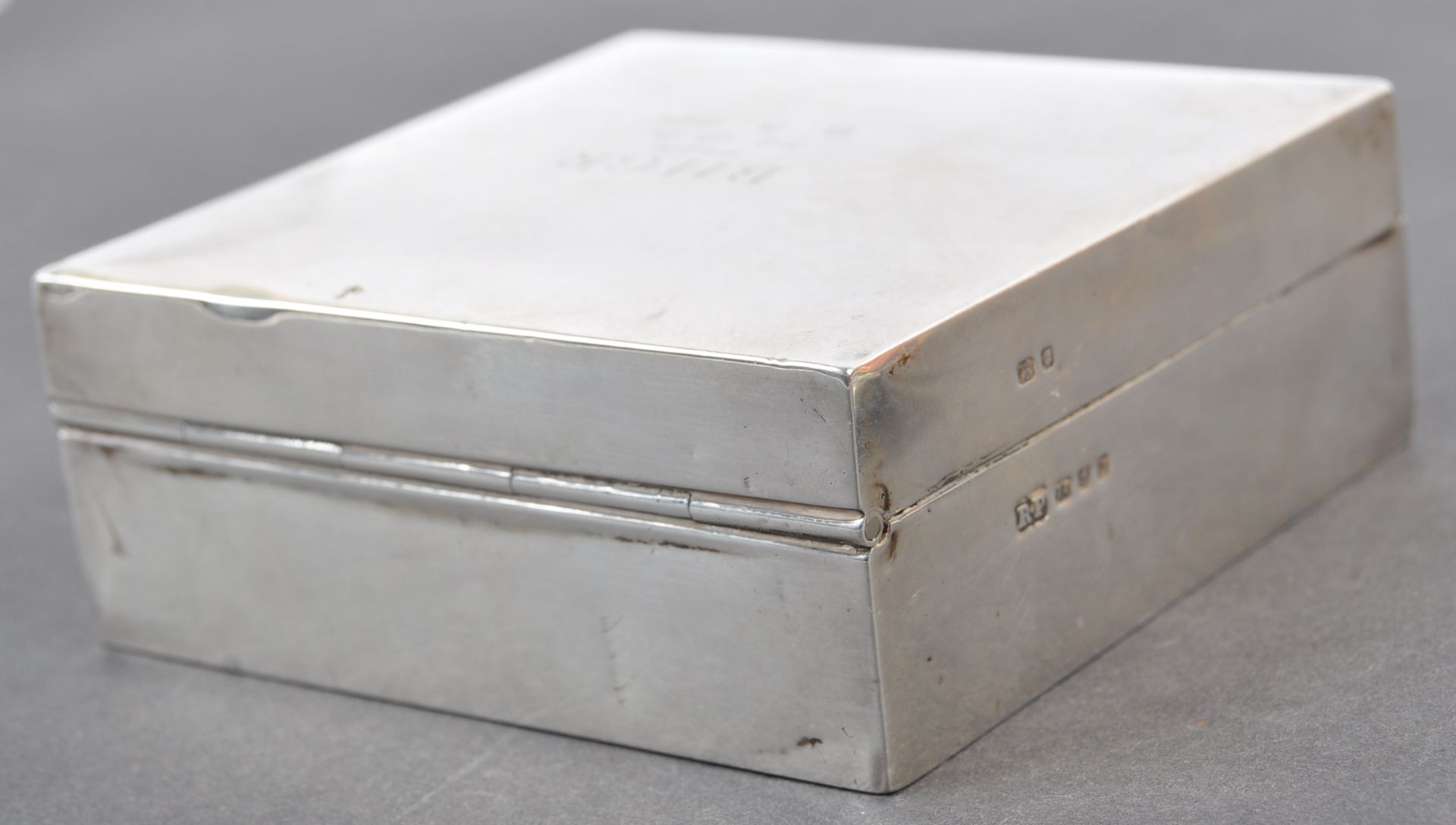 HMS H44 WWII BRITISH SUBMARINE HALLMARKED SILVER BOX & WATCH - Image 4 of 6