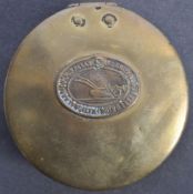 EARLY 20TH CENTURY BRASS TOBACCO TIN