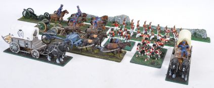 COLLECTION OF 1/32 SCALE PLASTIC NAPOLEONIC SOLDIER FIGURES