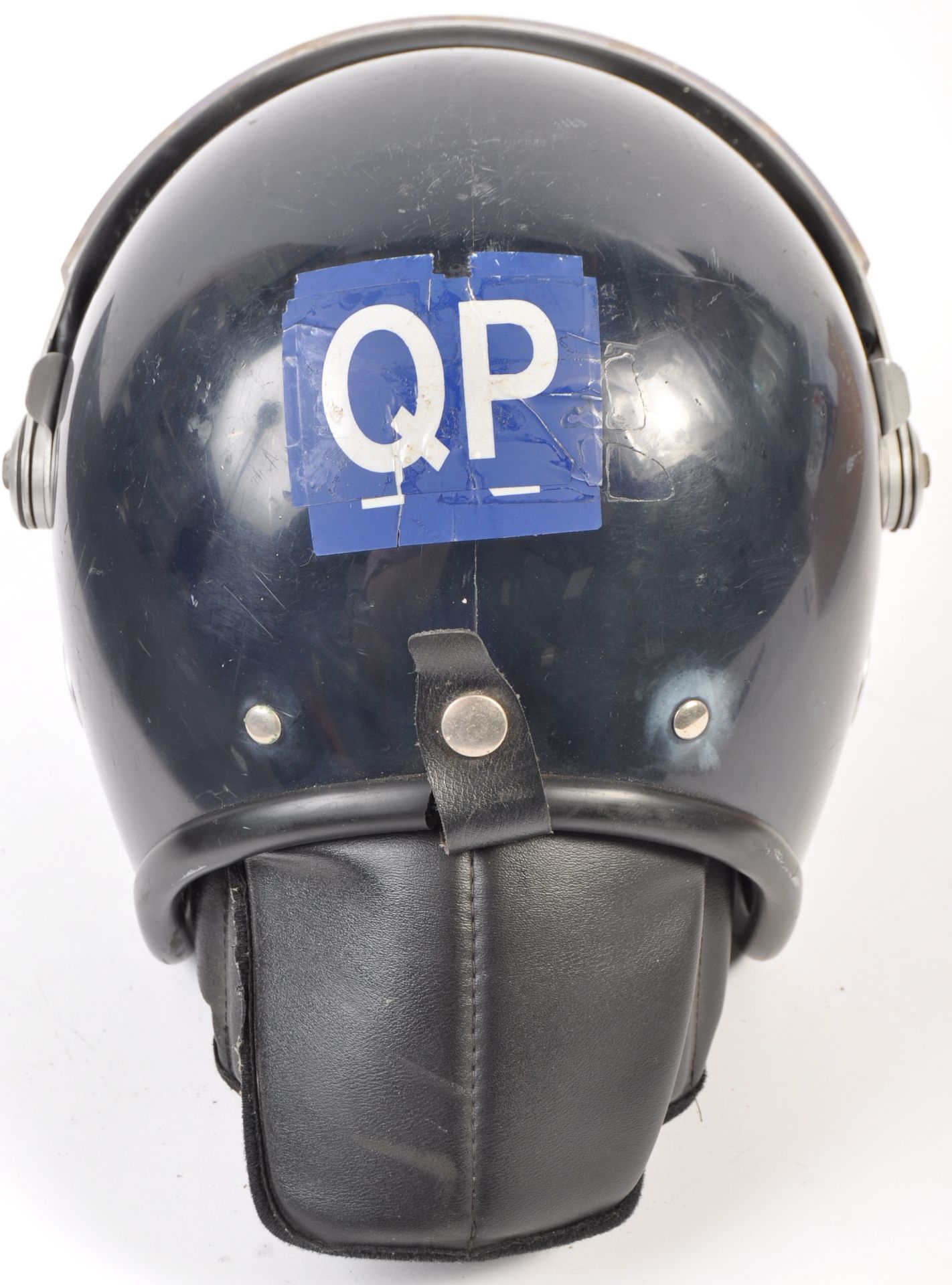 ORIGINAL VINTAGE 1980'S POLICE RIOT CONTROL UNIFORM HELMET - Image 4 of 4