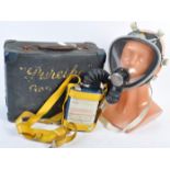 A POST WWII BRITISH ' SIEBE GORMAN ' INDUSTRIAL GAS MASK / RESPIRATOR