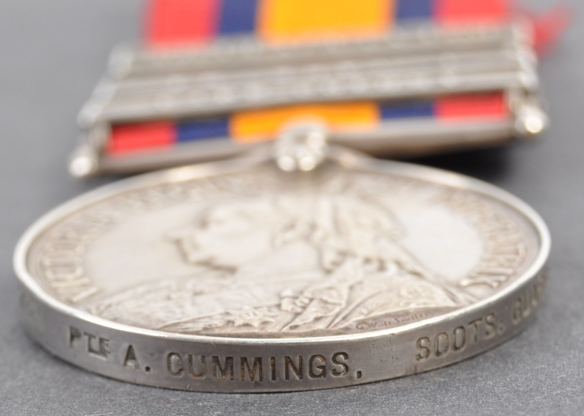 SECOND BOER WAR - QUEEN'S SOUTH AFRICA MEDAL & 4 CLASPS - Image 2 of 3