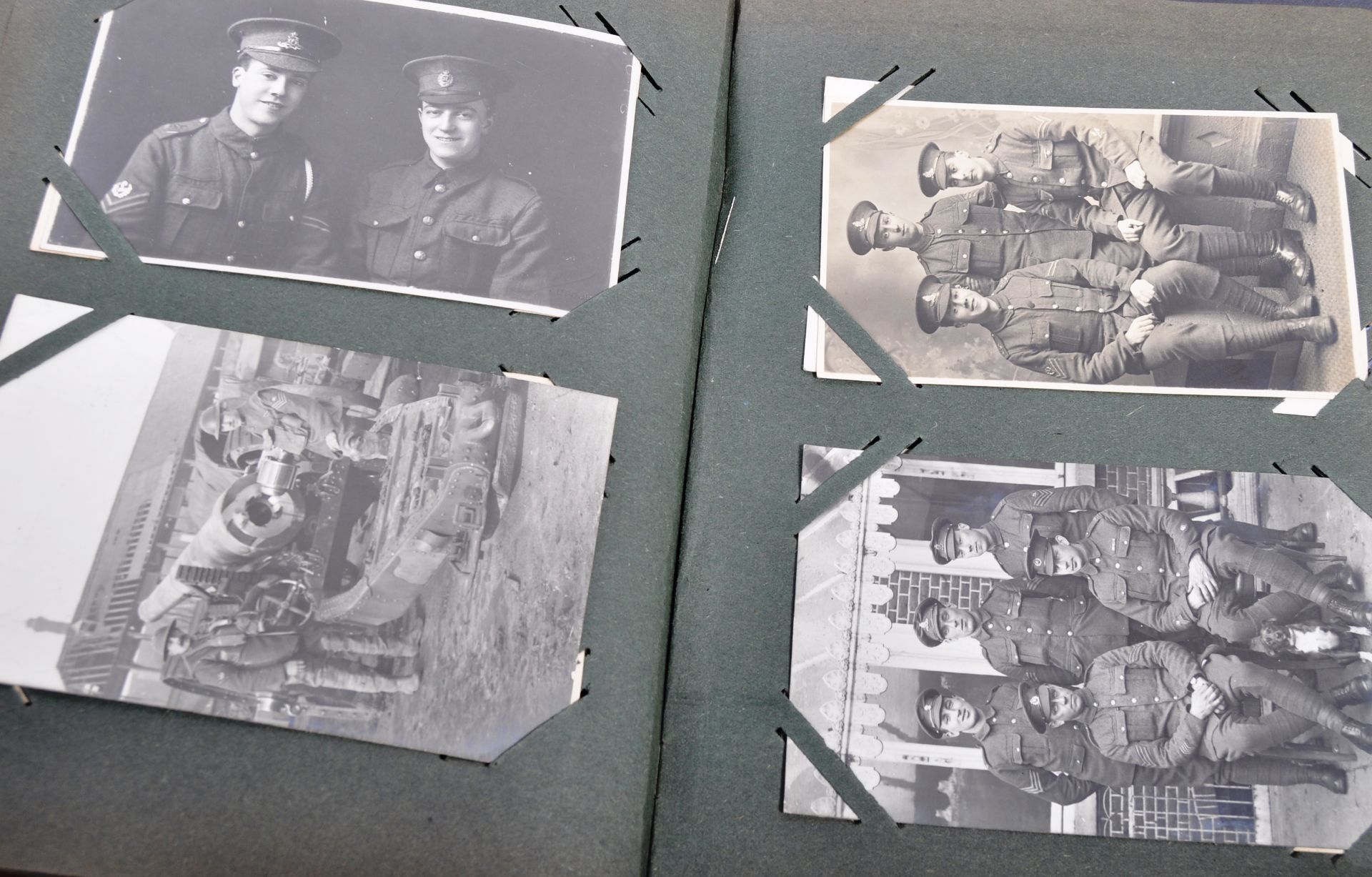 WWI FIRST WORLD WAR INTEREST REAL PHOTOGRAPH POSTCARD ALBUM - Image 7 of 13