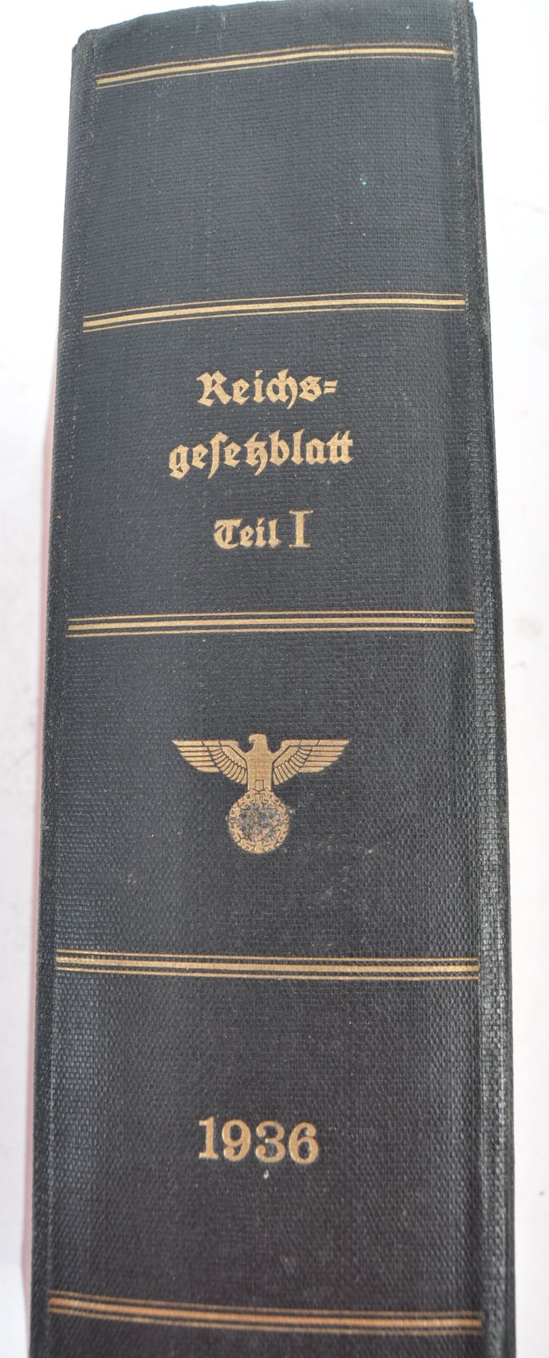 LARGE ORIGINAL 1936 GERMAN THIRD REICH LAW BOOK - Image 7 of 7