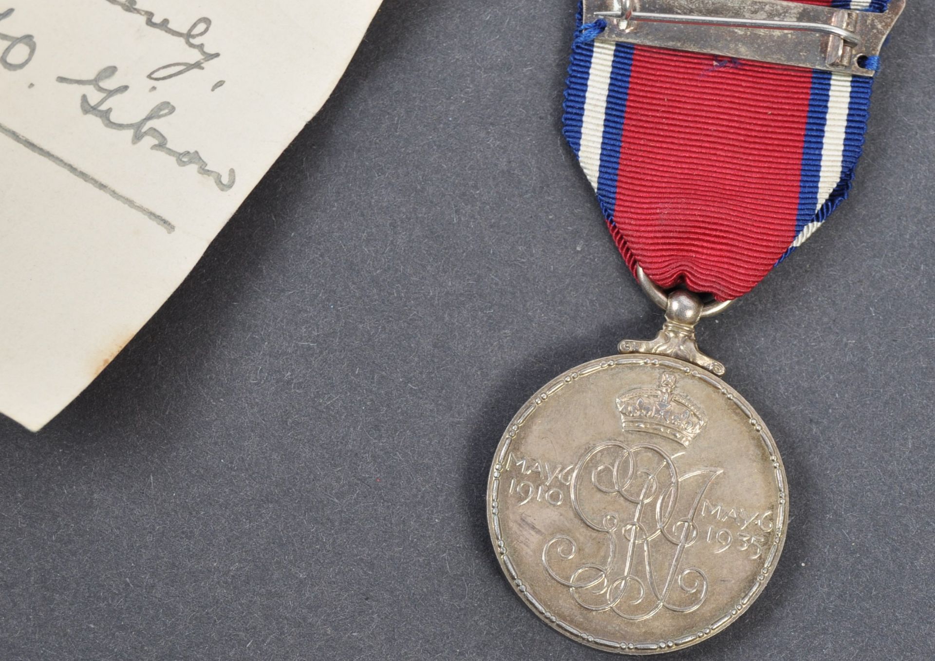 SPECIMEN GEORGE V 1935 JUBILEE MEDAL & LETTER - Image 4 of 4