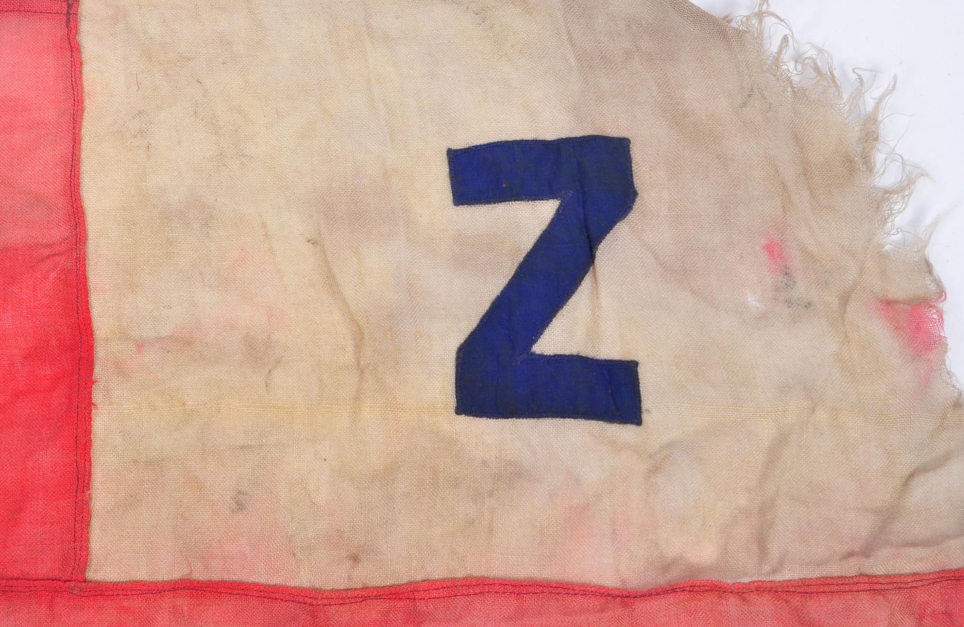 RARE WWII NEW ZEALAND SHIPPING CO MS RANGITANE SHIP'S FLAG - Image 3 of 4