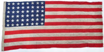 ORIGINAL LARGE WWII 1944 AMERICAN STANDARD VETERAN'S ADMIN FLAG