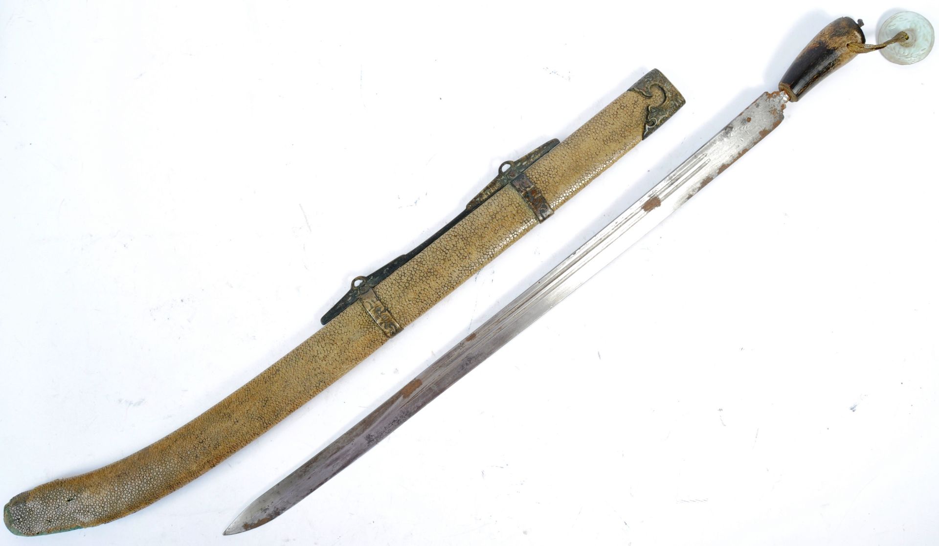 ANTIQUE CHINESE QING DYNASTY PERIOD CEREMONIAL SWORD