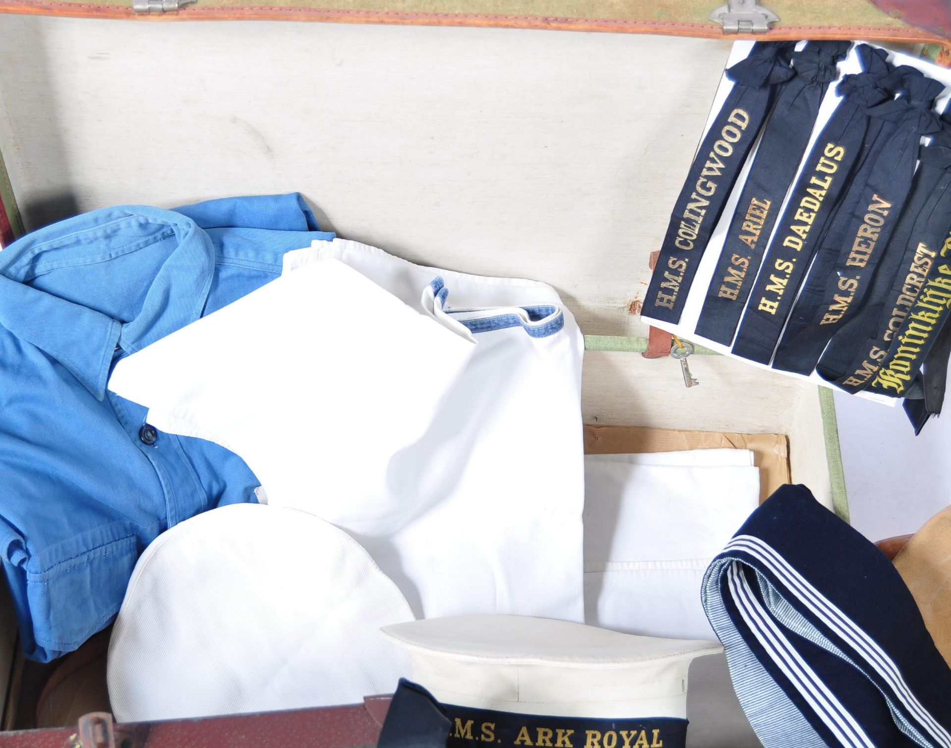 COLLECTION OF ROYAL NAVY UNIFORM ITEMS AND PERSONAL BELONGINGS - Image 6 of 9
