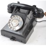 VINTAGE BAKELITE TELEPHONE LABELLED FROM RAF DEBDEN