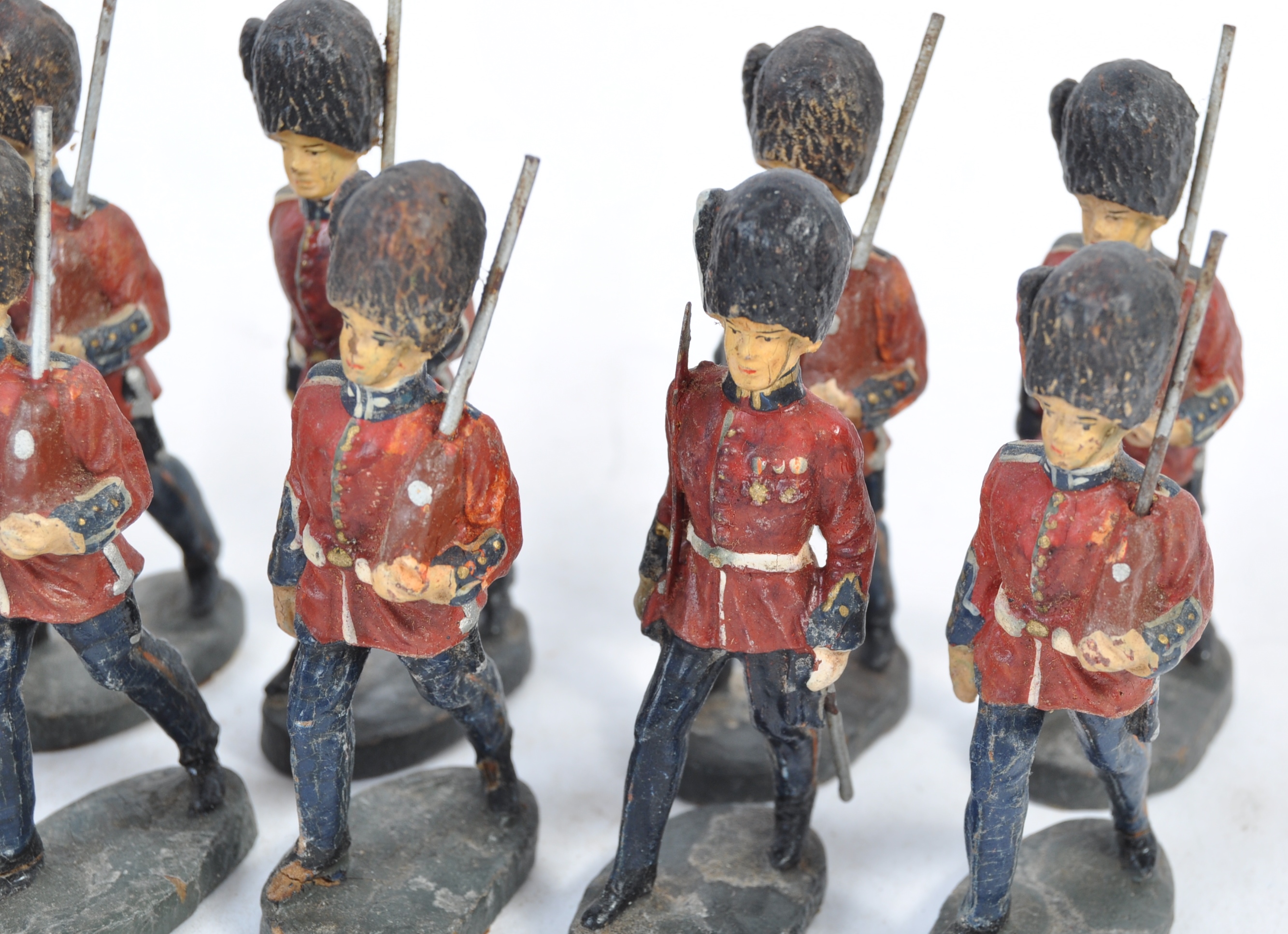 COLLECTION OF ELASTOLIN GERMAN MADE TOY MODEL SOLDIERS - Image 4 of 5