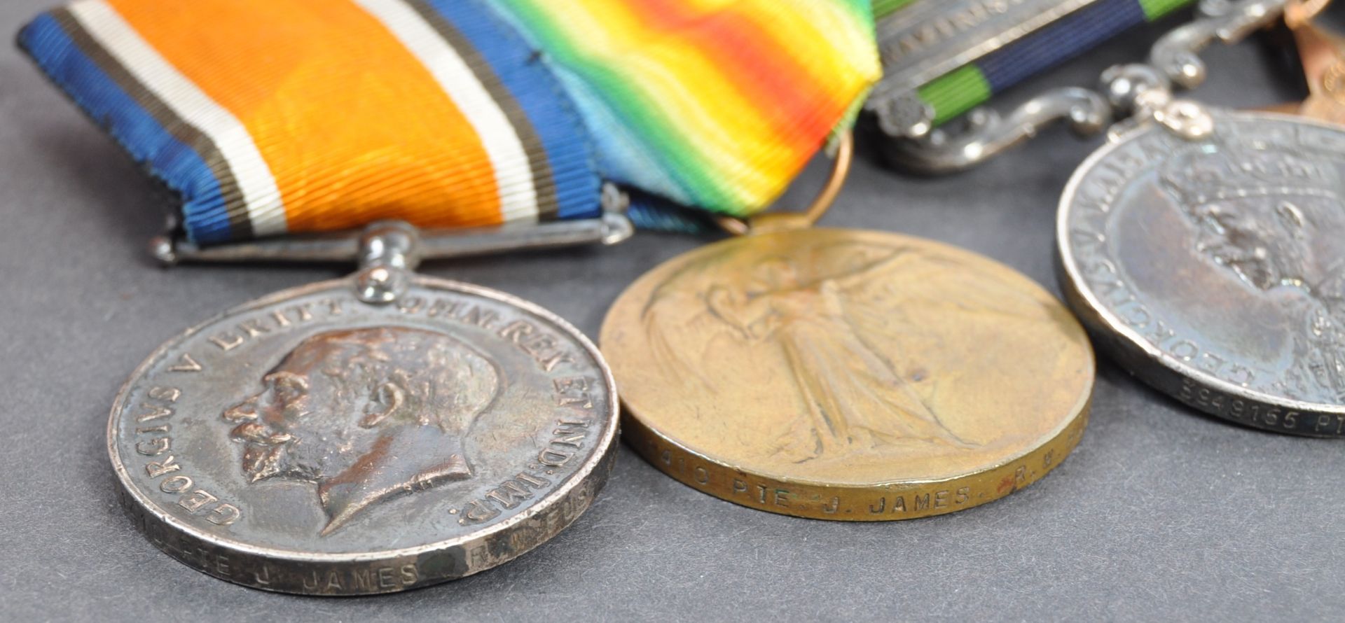WWI & WWII MEDAL GROUP TO PRIVATE J. JAMES OF ROYAL WELCH FUSILIERS - Image 3 of 7