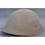 ORIGINAL WWII BRITISH ARMY TURTLE HELMET 1944 DATED