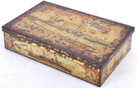 RARE 19TH CENTURY DUTCH OUR NAVY CIGAR TIN