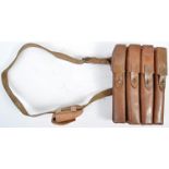 GERMAN MILITARY MP40 LEATHER AMMUNITION POUCH