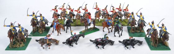 COLLECTION OF 1/32 SCALE PLASTIC NAPOLEONIC SOLDIER FIGURES