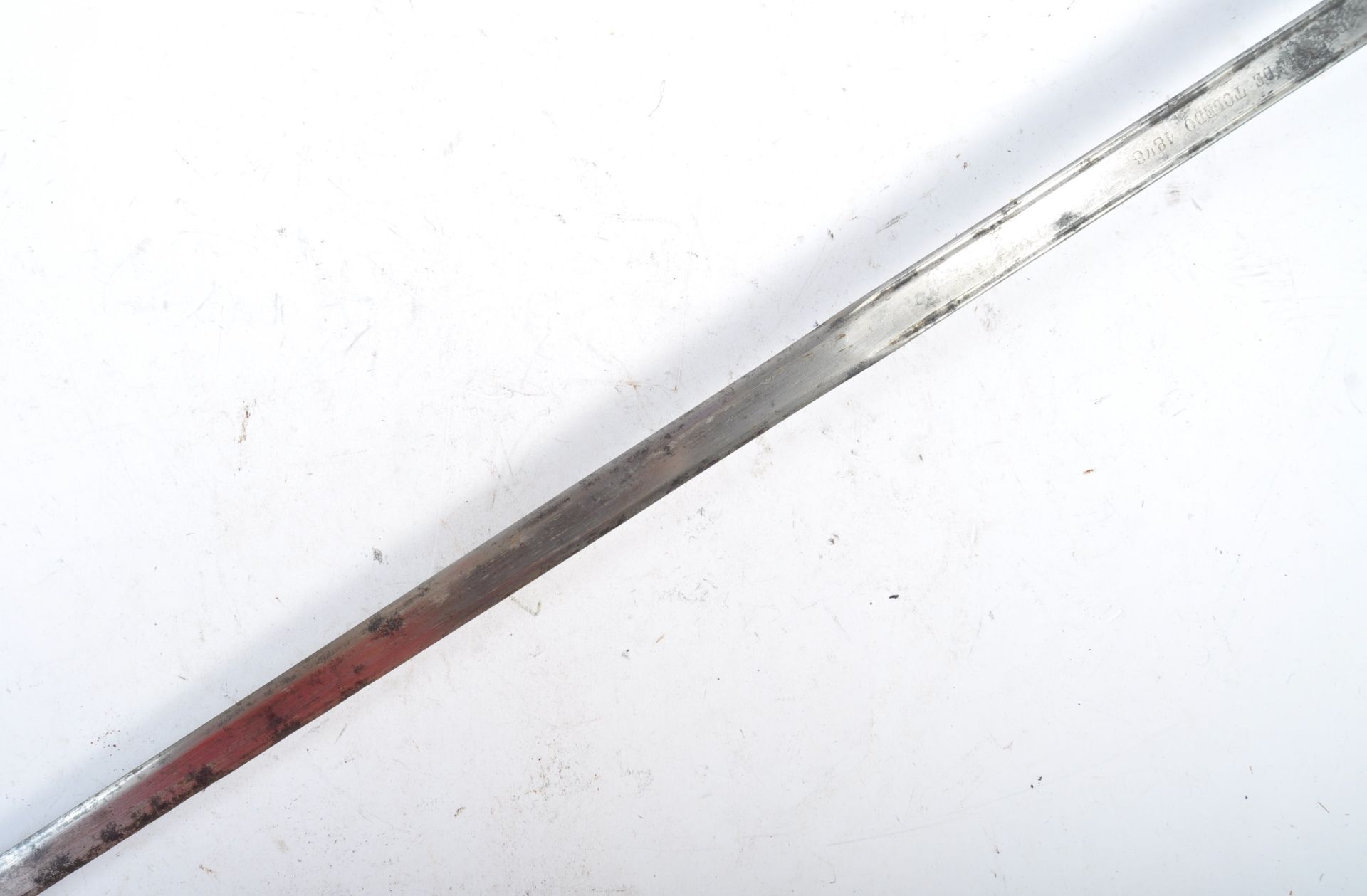 UNUSUAL 19TH CENTURY SCOTTISH OFFICERS SWORD WITH TOLEDO BLADE - Image 6 of 8