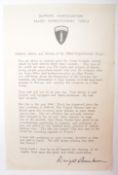 RARE JUNE 6TH 1944 D-DAY LANDINGS OFFICIAL LEAFLET