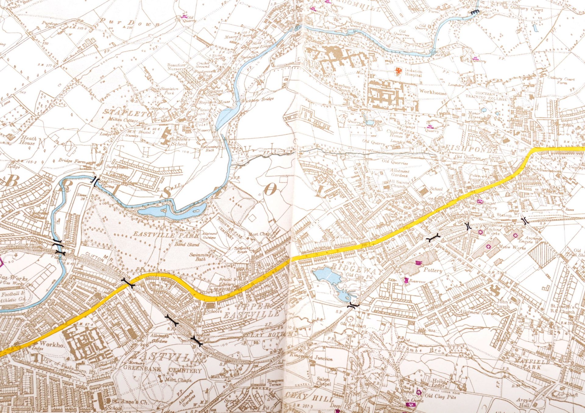 ORIGINAL WWII GERMAN BOMBING MAPS OF BRISTOL, BATH & SOUTH ENGLAND - Image 4 of 9