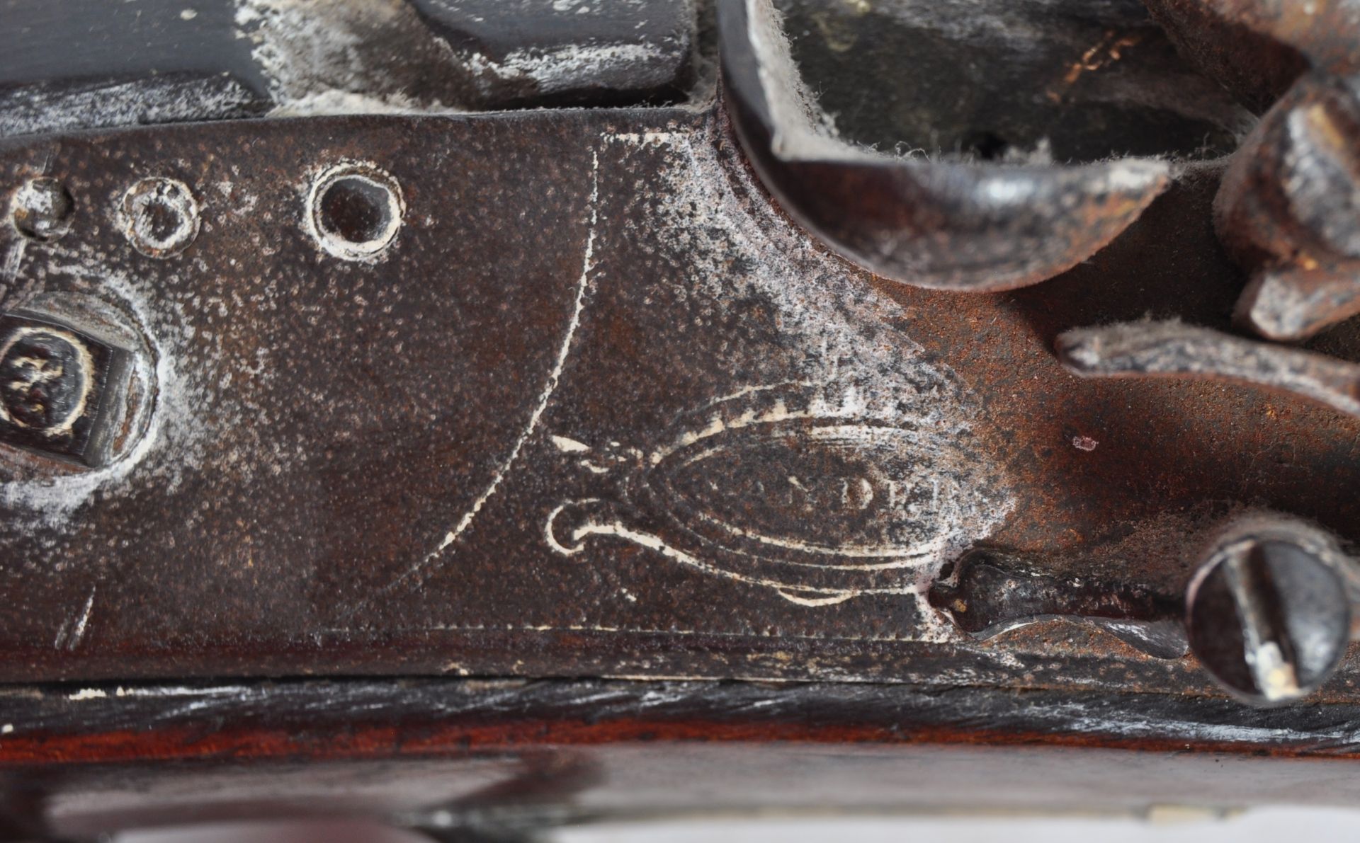 RARE 18TH CENTURY FLINTLOCK BLUNDERBUSS BY SANDERS OF LONDON - Image 3 of 8