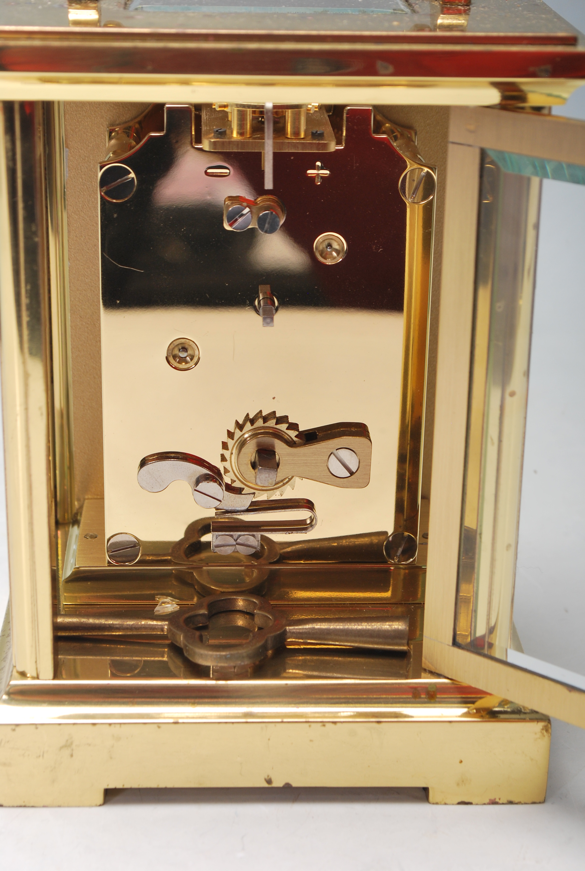 TAYLOR & BLIGH BRASS CASED CARRIAGE CLOCK - Image 6 of 6