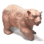 CAST IRON GRIZZLY BAR GARDEN FIGURINE