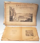 COLLECTION OF VICTORIAN PRINTS OF GREECE AND BRIST