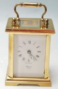 RAPPORT LONDON BRASS CARRIAGE CLOCK