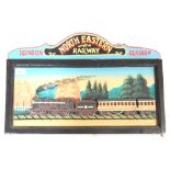 REPRODUCTION NORTH EASTERN RAILWAY HAND PAINTED SI