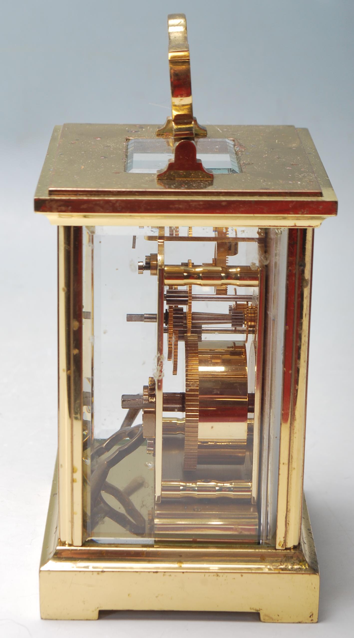 TAYLOR & BLIGH BRASS CASED CARRIAGE CLOCK - Image 2 of 6