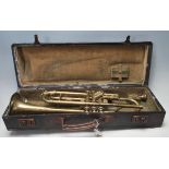 RETRO 20TH CENTURY BRASS TRUMPET