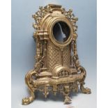 ROCOCO CAST BRASS CLOCK CASE