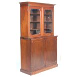 A GEORGIAN BOOKCASE CABINET