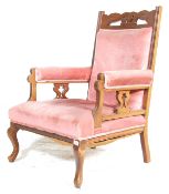 ANTIQUE VICTORIAN 19TH CENTURY MAHOGANY ARMCHAIR