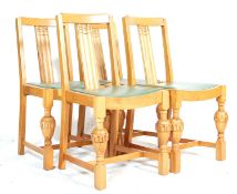 1930s ART DECO OAK DINING CHAIRS