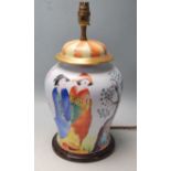 CHINESE ORIENTAL GINGER JAR LAMP