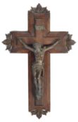 19TH CENTURY BLACK FOREST CARVED CRUCIFIX