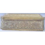 18TH CENTURY DUTCH JAVANESE INFLUENCE BRASS TOBACCO BOX