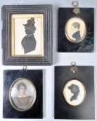 COLLECTION OF ENGLISH ANTIQUE PORTRAIT MINIATURES