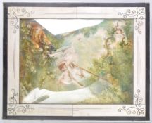 AFTER JH FRAGONARD - THESWING - IVORY PANEL PAINTING