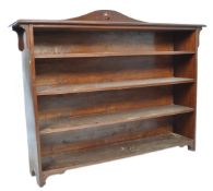 19TH CENTURY ANTIQUE MAHOGANY OPEN BOOKCASE